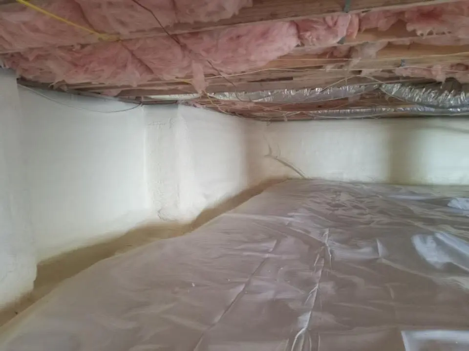 Crawl space encapsulation with closed-cell spray foam for Spray Foam Roofing in Ferndale